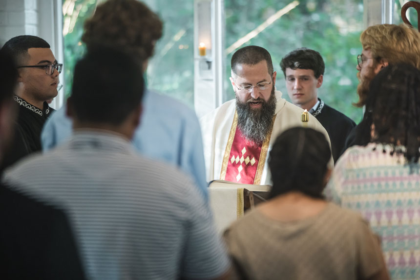 ECU Grad Completes Outdoor Project At Newman Center Diocese Of Raleigh ecu-grad-completes-outdoor-project-at-newman-center-diocese-of-raleigh